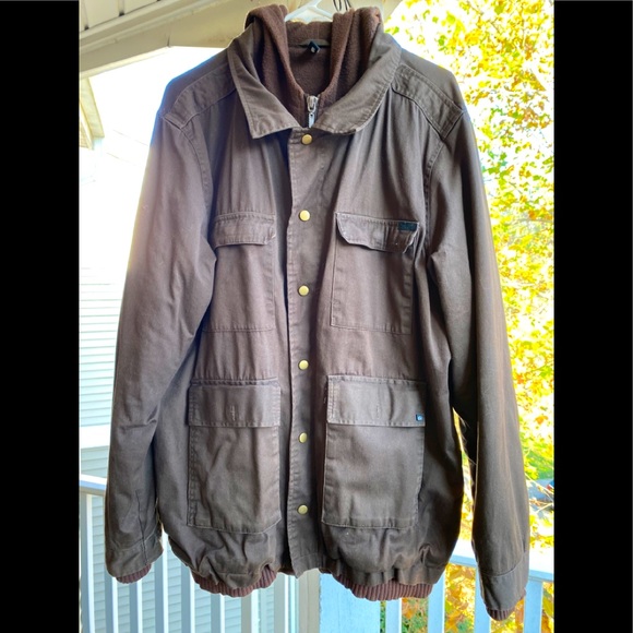Men’s Warm Zip-up & button down jacket - Picture 1 of 4